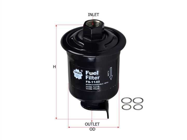 Sakura FS-1140 Fuel filter FS1140
