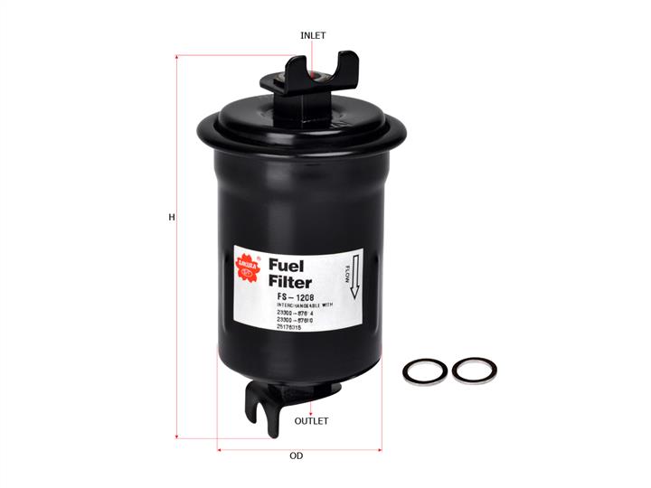 Sakura FS-1208 Fuel filter FS1208