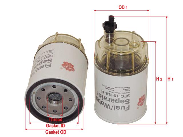 Sakura SFC-19130-10B Fuel filter SFC1913010B