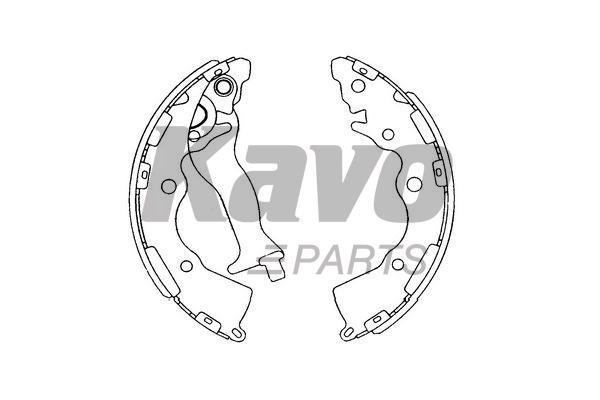 Kavo parts KBS-4405 Brake shoe set KBS4405 KBS4405 Kavo parts Brake shoe set