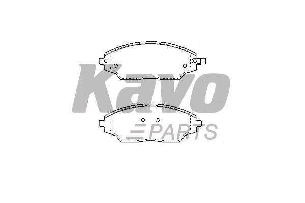 Front disc brake pads, set Kavo parts KBP-1021