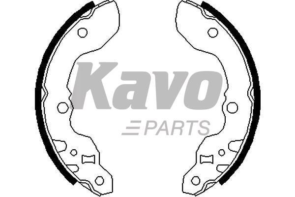 Brake shoe set Suzuki: KBS8920 Kavo parts Brake shoe set