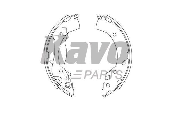 Brake shoe set Kavo parts KBS-3419