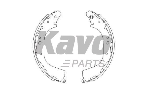 Kavo parts KBS-7411 Brake shoe set KBS7411 KBS7411 Kavo parts Brake shoe set