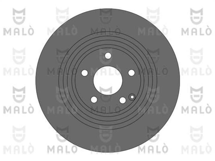 Malo 1110441 Front brake disc ventilated 1110441