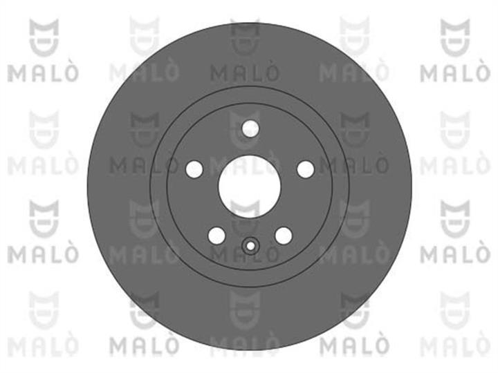 Malo 1110370 Front brake disc ventilated 1110370