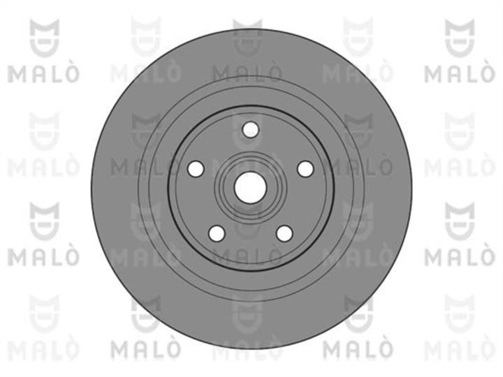 Malo 1110474 Rear brake disc, non-ventilated 1110474