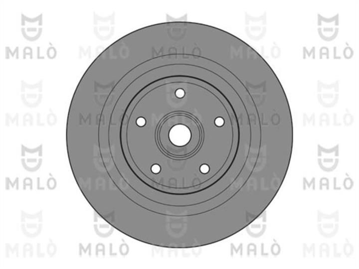 Malo 1110473 Rear brake disc, non-ventilated 1110473
