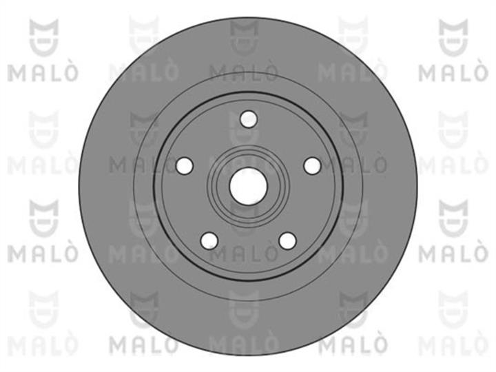 Malo 1110475 Rear brake disc, non-ventilated 1110475
