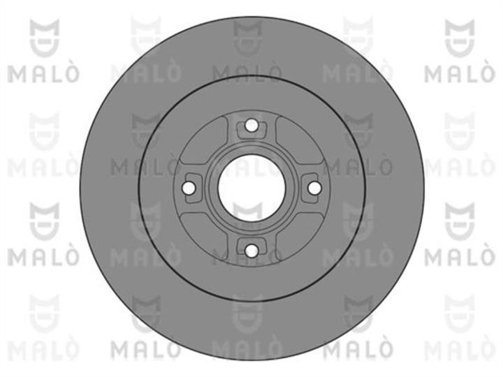 Malo 1110477 Rear brake disc, non-ventilated 1110477