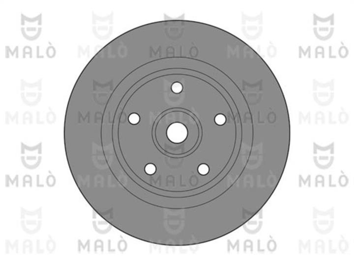Malo 1110486 Rear brake disc, non-ventilated 1110486