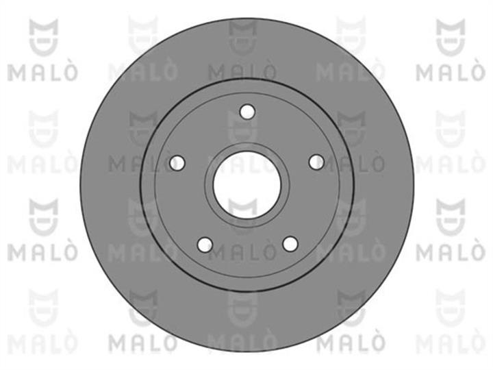 Malo 1110488 Rear brake disc, non-ventilated 1110488