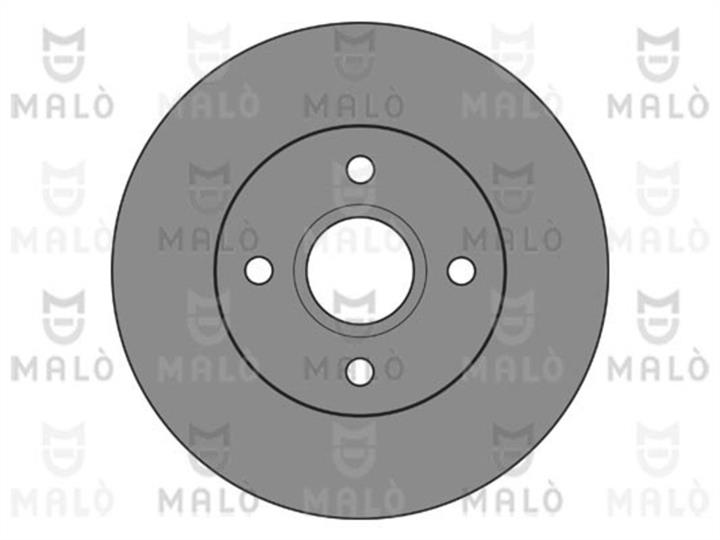 Malo 1110470 Rear brake disc, non-ventilated 1110470