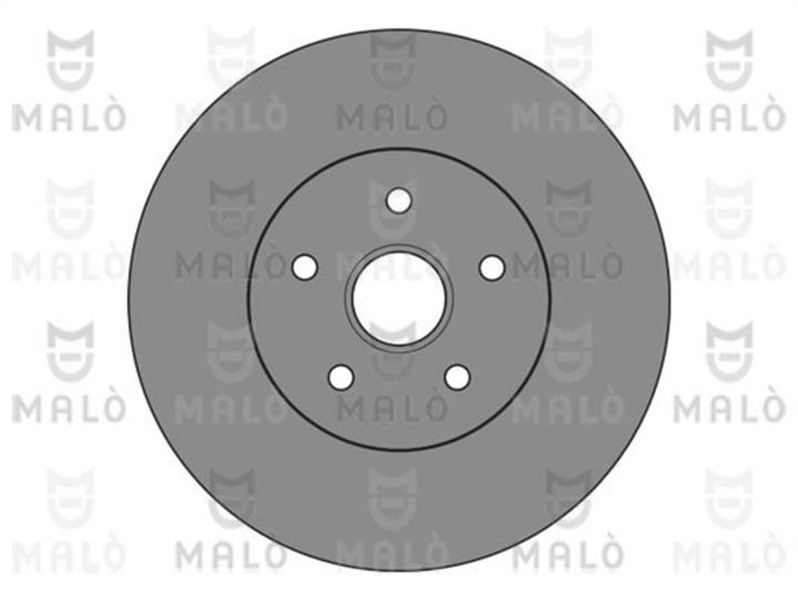 Malo 1110483 Rear brake disc, non-ventilated 1110483
