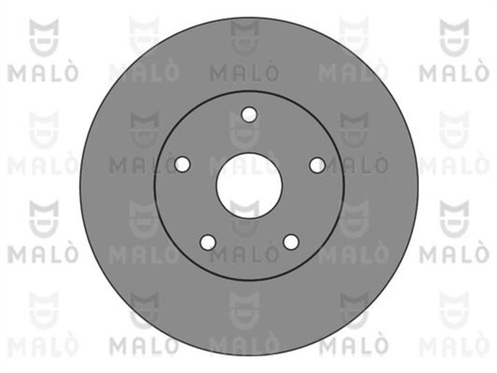 Malo 1110487 Rear brake disc, non-ventilated 1110487