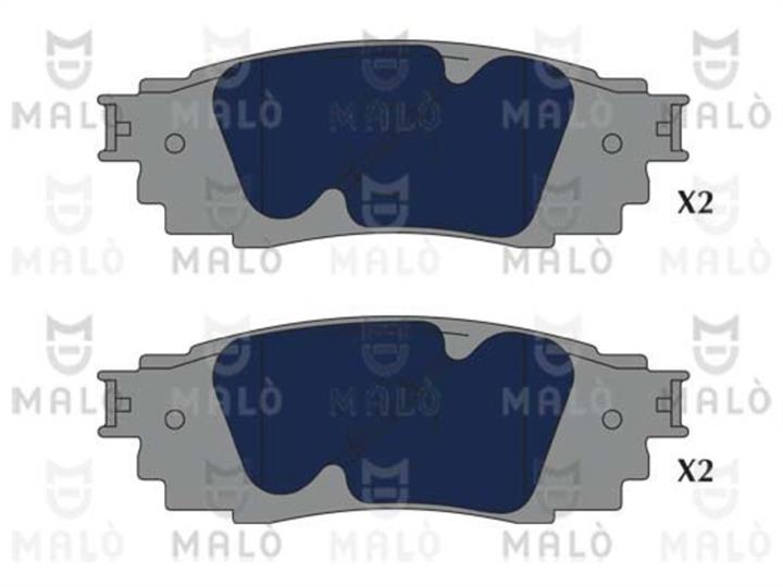 Malo 1051190 Brake Pad Set, disc brake 1051190