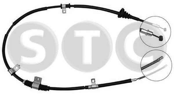 STC T481970 Parking brake cable left T481970