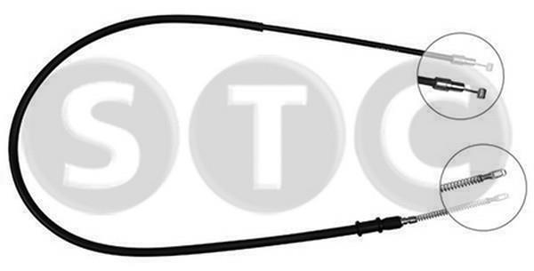 STC T483907 Parking brake cable, right T483907