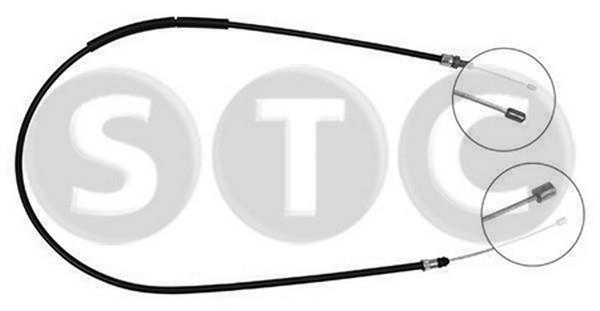 STC T480809 Parking brake cable, right T480809