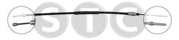 STC T480343 Parking brake cable left T480343