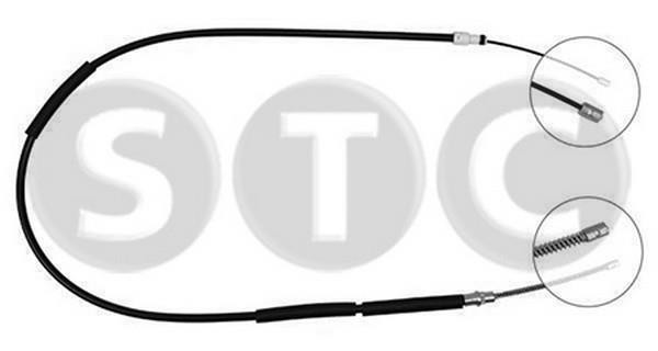 STC T480043 Parking brake cable, right T480043