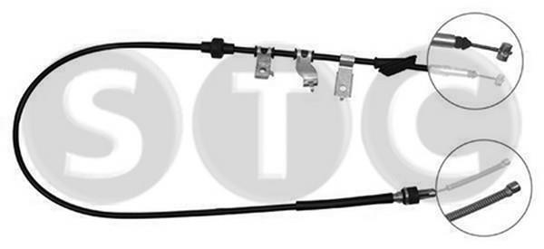 STC T482160 Parking brake cable, right T482160