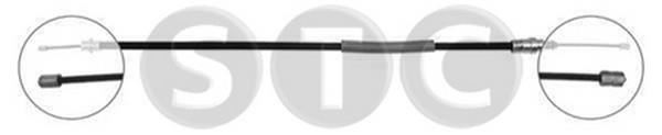 STC T482824 Parking brake cable, right T482824