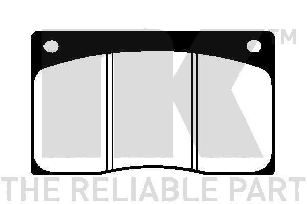 NK 229944 Brake Pad Set, disc brake 229944