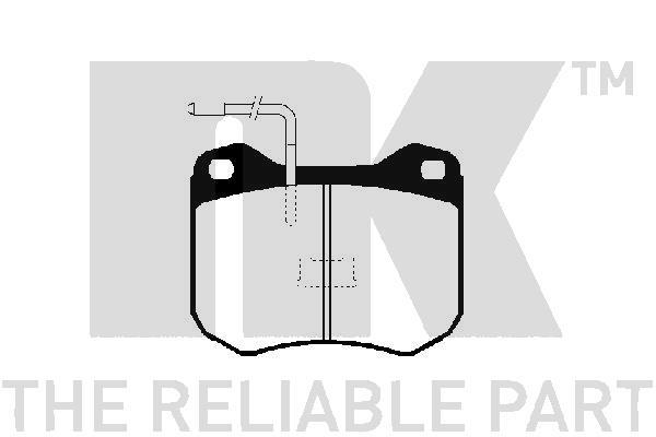 NK 229938 Brake Pad Set, disc brake 229938