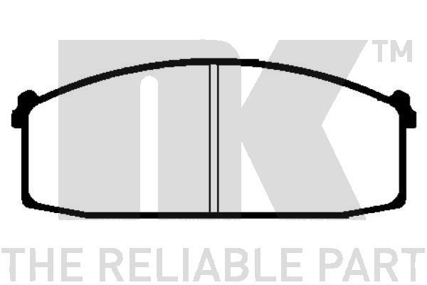 NK 222211 Brake Pad Set, disc brake 222211