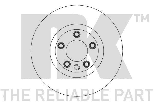 NK 2047150 Brake disc 2047150