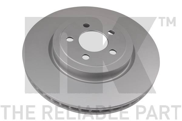 NK 319319 Front brake disc ventilated 319319