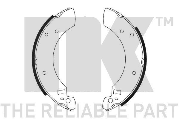 NK 2725299 Parking brake shoes 2725299