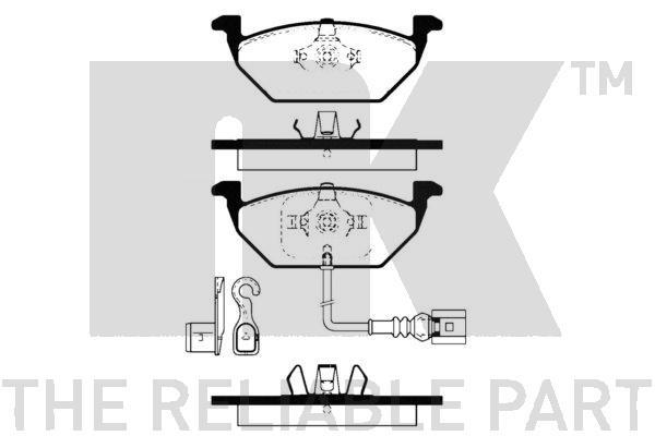 NK 224774 Brake Pad Set, disc brake 224774