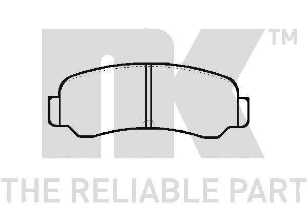 NK 224518 Brake Pad Set, disc brake 224518