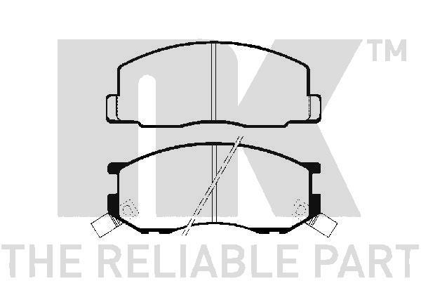 NK 224513 Brake Pad Set, disc brake 224513