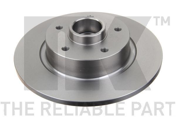 NK 203991 Rear brake disc, non-ventilated 203991