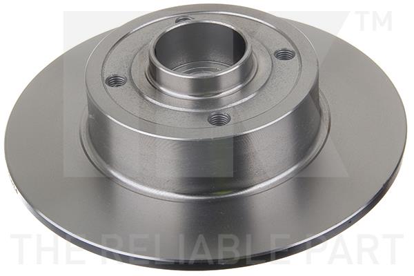 NK 203964 Rear brake disc, non-ventilated 203964