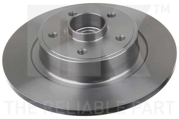 NK 203963 Rear brake disc, non-ventilated 203963