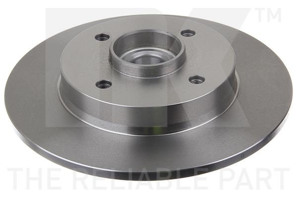 NK 201952 Rear brake disc, non-ventilated 201952