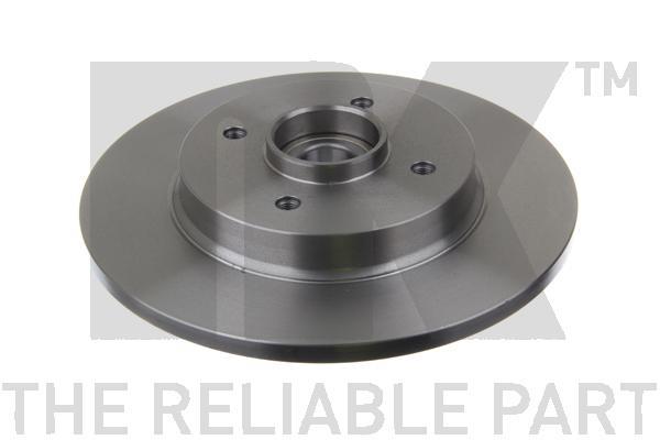 NK 201951 Rear brake disc, non-ventilated 201951