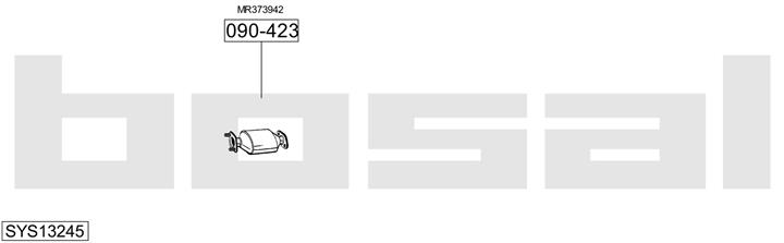 Bosal SYS13245 Exhaust system SYS13245