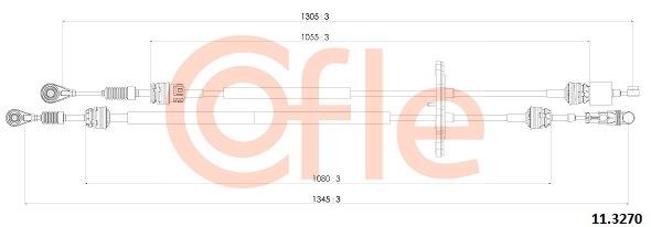 Cofle 11.3270 Gearshift drive 113270