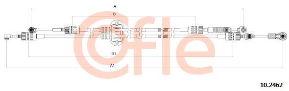Cofle 10.2462 Cable Pull, manual transmission 102462