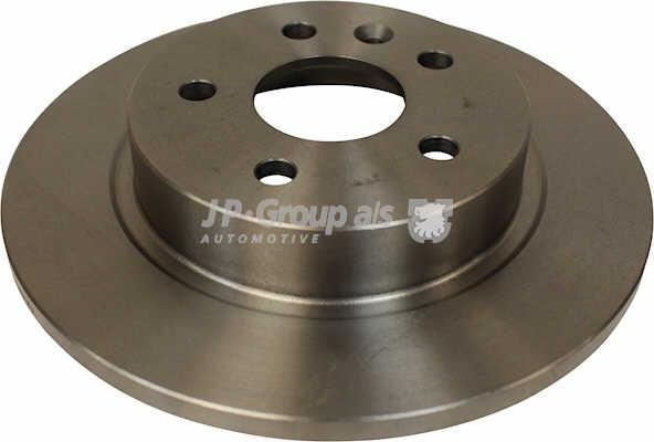Jp Group 1263104000 Rear brake disc, non-ventilated 1263104000