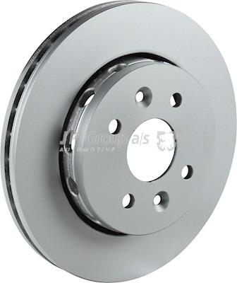 Front brake disc ventilated Jp Group 3663101100