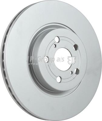 Front brake disc ventilated Jp Group 4863101400