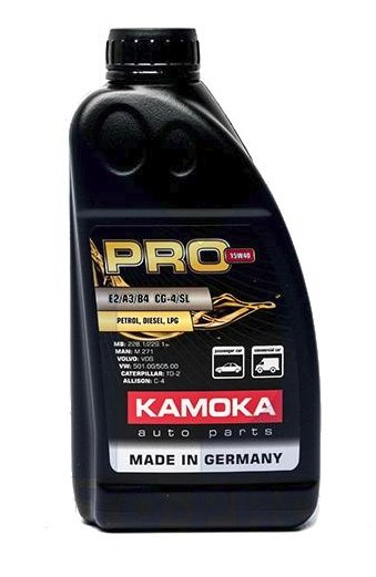 Kamoka L001015401 Motor oil Kamoka 15W-40, 1 l L001015401