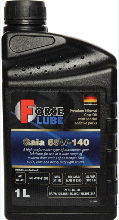 Force lube 163160103 Transmission oil Force lube Gaia 85W-140, 1 l 163160103