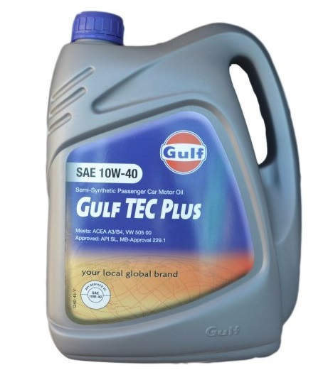 Gulf 5056004115122 Engine oil Gulf Tec Plus 10W-40, 4L 5056004115122